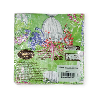 Caspari Jardin De Luxembourg Napkin Cocktail 17420C