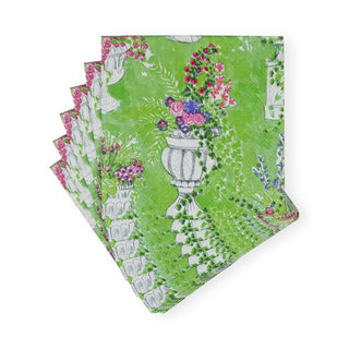Caspari Jardin De Luxembourg Napkin Cocktail 17420C