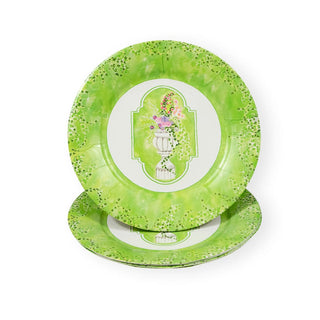 Caspari Jardin De Luxembourg Dinner Plates - 8 Per Package 17420DP