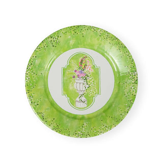 Caspari Jardin De Luxembourg Dinner Plates - 8 Per Package 17420DP