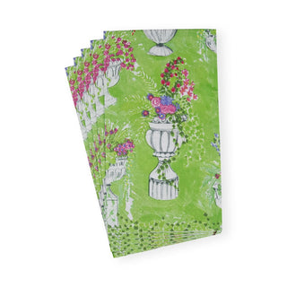 Caspari Jardin De Luxembourg Guest Towel Napkins - 15 Per Package 17420G
