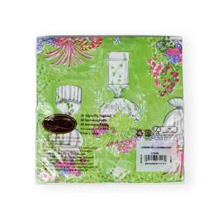 Caspari Jardin De Luxembourg Luncheon Napkins - 20 Per Package 17420L