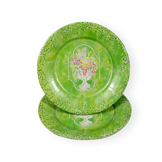 Caspari Jardin De Luxembourg Salad & Dessert Plates - 8 Per Package 17420SP