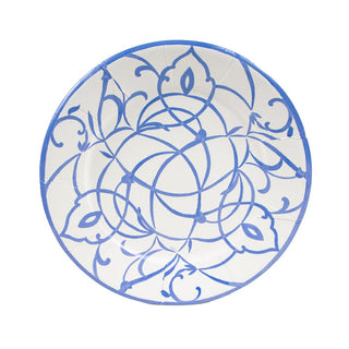 Caspari Algarve Ceramic Blue Dinner Plates 17463DP