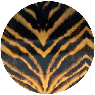 Caspari Go Wild Ttop Placemat Lacquer-Round 15 Inch 17520LQPMRND