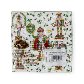 Caspari Nutcracker Christmas Napkin Cocktail 17590C