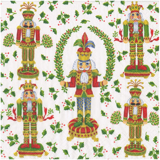 Caspari Nutcracker Christmas Napkin Dinner 17590D