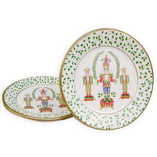 Caspari Nutcracker Christmas Dinner Plates 17590DP
