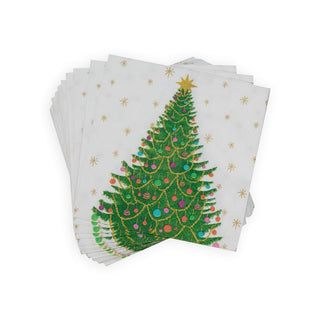 Caspari Merry And Bright Napkin Cocktail 17610C