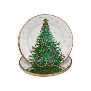 Caspari Merry And Bright Dinner Plates 17610DP