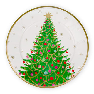 Caspari Merry And Bright Dinner Plates 17610DP