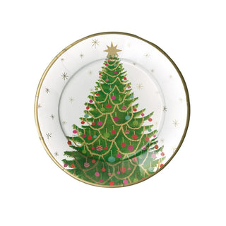 Caspari Merry And Bright Salad/Dessert Plates 17610SP