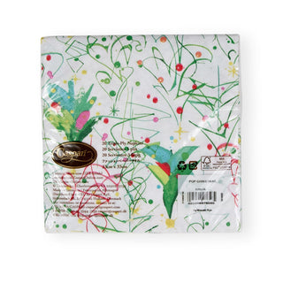 Caspari Pop Christmas Luncheon Napkins - 20 Per Package 17620L