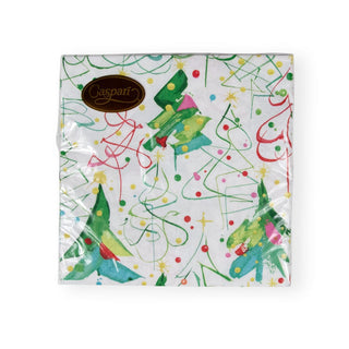 Caspari Pop Christmas Luncheon Napkins - 20 Per Package 17620L
