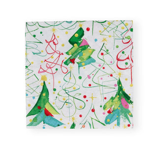 Caspari Pop Christmas Luncheon Napkins - 20 Per Package 17620L