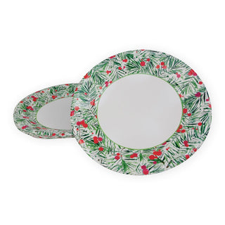 Caspari Modern Pine Dinner Plates - 8 Per Package 17630DP