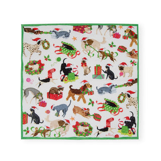 Caspari Christmas Mischief Napkin Cocktail 17640C