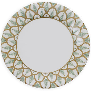 Caspari Deco Christmas Gold Dinner Plates 17660DP
