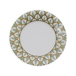 Caspari Deco Christmas Gold Salad/Dessert Plates 17660SP