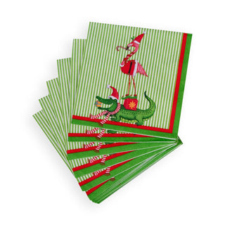 Caspari Zooey Christmas Napkin Cocktail 17690C
