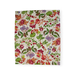 Caspari Berry Botanical Taupe Guest Towel 17740G