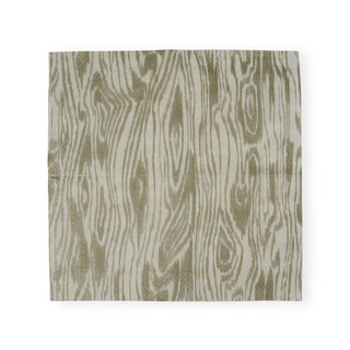 Caspari Woodgrain Silver/Gold Napkin Cocktail 17750C