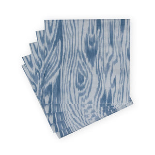 Caspari Woodgrain Stone Blue Napkin Dinner 17751D