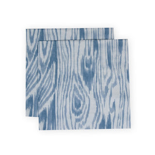 Caspari Woodgrain Stone Blue Napkin Dinner 17751D