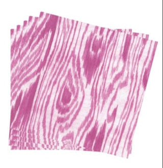 Caspari Woodgrain Fuchsia Napkin Dinner - 20 Per Package 17753D