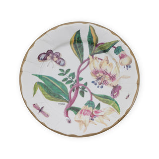 Porcelain Blooms Ivory Dinner Plates