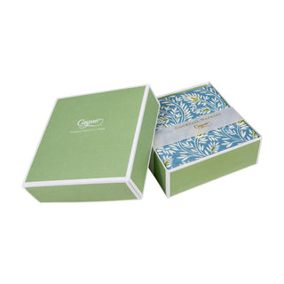 Caspari Samsara Stone Blue  Napkin Box Cocktail - 40 per box 17770B