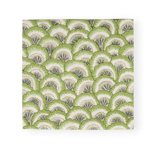 Caspari Pontchartrain Scallop Green Napkin Luncheon 17792L