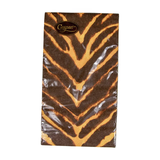 Caspari Go Wild Brown Guest Towel 17800G