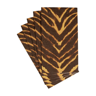 Caspari Go Wild Brown Guest Towel 17800G