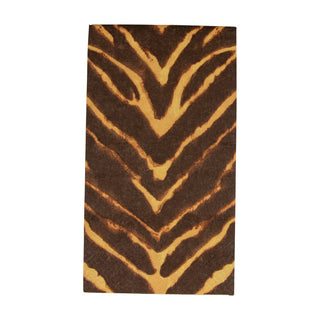 Caspari Go Wild Brown Guest Towel 17800G