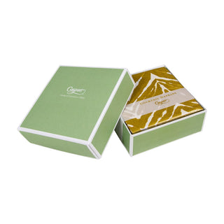 Caspari Go Wild White/Gold  Napkin Box Cocktail - 40 per box 17801B