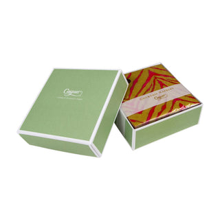 Caspari Go Wild Fuchsia/Gold  Napkin Box Cocktail - 40 per box 17802B