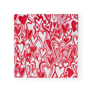 Caspari Groovy Love Luncheon Napkins - 20 Per Package 17820L