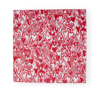 Caspari Groovy Love Luncheon Napkins - 20 Per Package 17820L