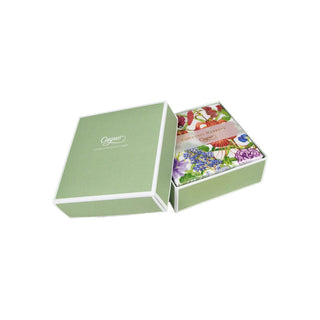 Caspari Floral Trellis  Napkin Box Cocktail - 40 per box 17830B