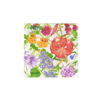 Caspari Floral Trellis Napkin Dinner 17830D