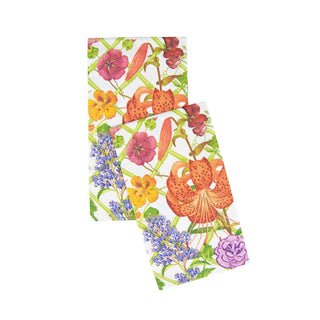 Caspari Floral Trellis Guest Towel 17830G