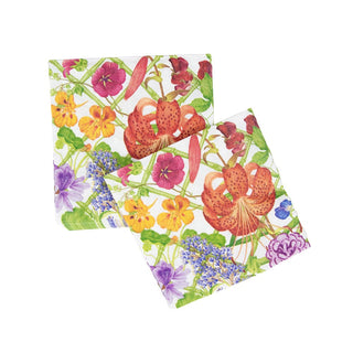 Caspari Floral Trellis Napkin Luncheon 17830L