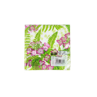 Caspari Fern Garden Napkin Cocktail 17840C