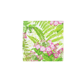 Caspari Fern Garden Napkin Cocktail 17840C