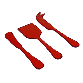 Caspari Coral & Berry Cheese Tool Set 17847