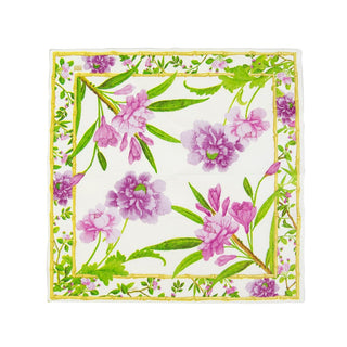 Caspari Wellington Ivory Napkin Cocktail 17870C