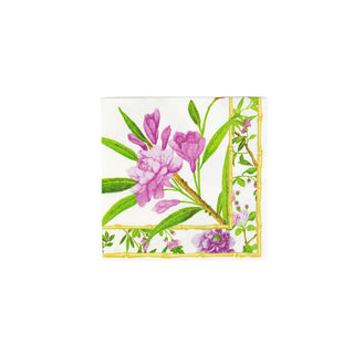 Caspari Wellington Ivory Napkin Cocktail 17870C
