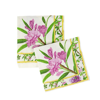 Caspari Wellington Ivory Dinner Napkins - 20 Per Package 17870D