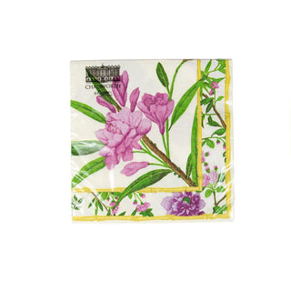 Caspari Wellington Ivory Dinner Napkins - 20 Per Package 17870D